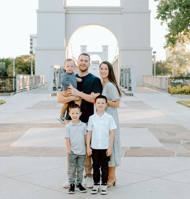 Waco Dentist Dr. Jeremy Morgan With His Family